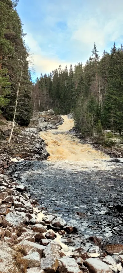 waterfalls in North Värmland-femtfallet